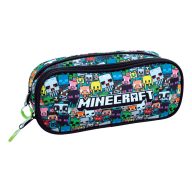 Minecraft Chibi 2-compartment pencil case 23.5 cm