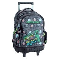 Minecraft Metro Art rolling school bag, 46 cm bag