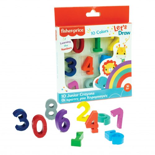 Fisher-Price numbers crayon 10 pieces