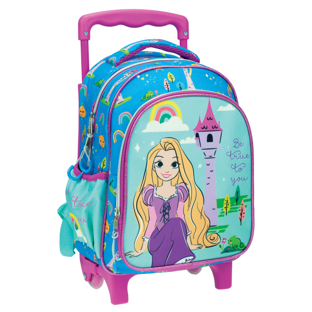 Buy Kids Rolling Backpack Wheeled Travel Bag School Bag Trolley Suitcase  Girls Rose red-six Wheels Online at desertcartEcuador