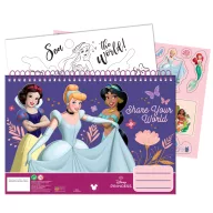   Disney Princess Your World A/4 spiral sketchbook with 40 sheets and stickers