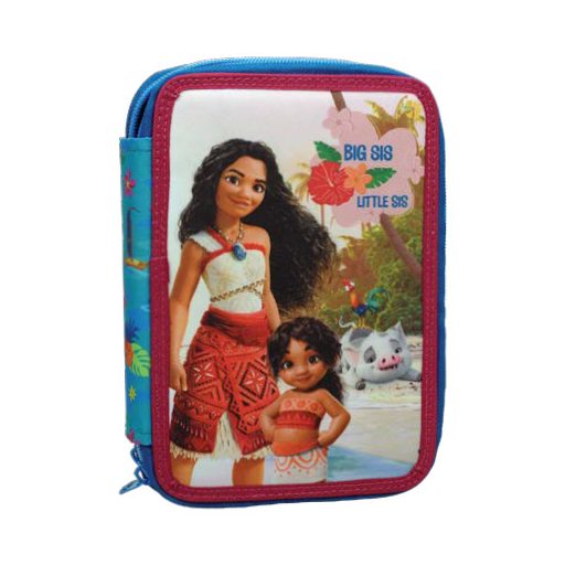 Disney Vaiana Big Sis filled two-story pencil case