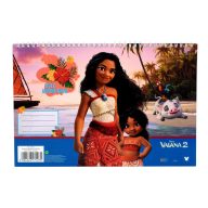Disney Vaiana Big Sis A/4 spiral sketchpad, 30 sheets