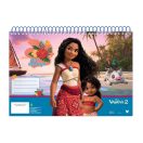Disney Vaiana Big Sis A/4 spiral sketchpad, 30 sheets