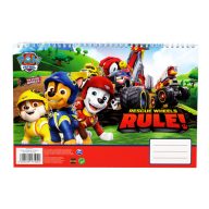 Paw Patrol Rescue Wheels A/4 Spiral Sketchbook, 30 Sheets