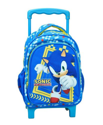 Sonic the Hedgehog Rush Preschool Trolley backpack, bag 30 cm