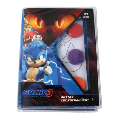 Sonic the Hedgehog Hype Man mini art set