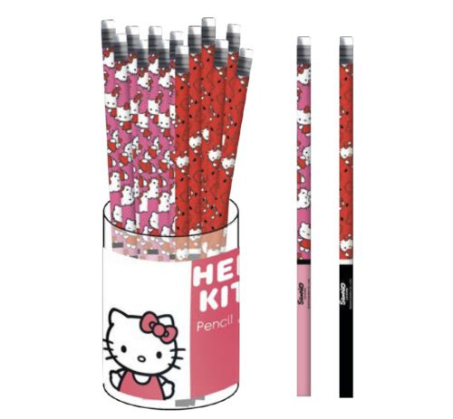 Hello Kitty Sweetheart HB graphite pencil with eraser end