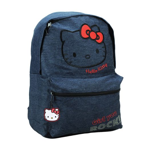 Hello Kitty Denim school bag, 39 cm bag