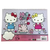   Hello Kitty World A/4 spiral sketchbook with 40 pages and stickers
