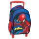 Spiderman Blue Preschool Trolley backpack, bag 30 cm