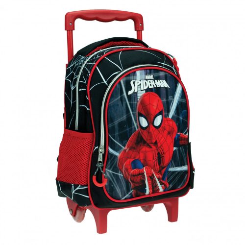 Spiderman Webbed Preschool Trolley backpack, bag 30 cm