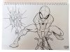 Spiderman World of Webs A/4 spiral sketchbook with 40 sheets and stickers