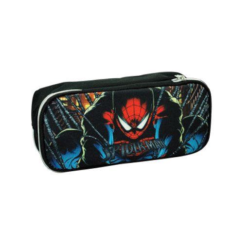 Spiderman Shadow Pencil case with 2 compartments 26 cm