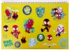 Spiderman Spidey Dino-Webs A/4 spiral sketchbook with 40 sheets and stickers