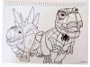 Spiderman Spidey Dino-Webs A/4 spiral sketchbook with 40 sheets and stickers