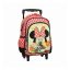 Disney Minnie Floral rolling kindergarten backpack, bag 30 cm