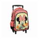 Disney Minnie Floral rolling kindergarten backpack, bag 30 cm