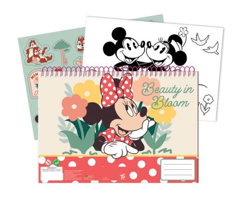 Disney Minnie Nomadic Spirit A/4 spiral sketchbook with 40 sheets and stickers
