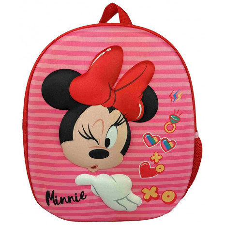 Disney Minnie Wink 3D Backpack, Bag 34 cm