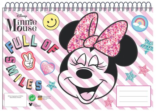Disney Minnie A/4 spiral sketchbook 30 pages