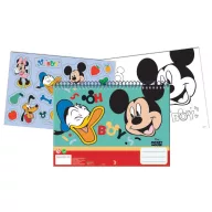   Disney Mickey  Oh Boy A/4 spiral sketchbook with 40 sheets and stickers