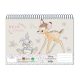 Disney Bambi Friends A/4 spiral sketchbook, 30 sheets