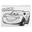 Disney Cars Roaring A4 Spiral Sketchbook with 40 Sheets and Stickers