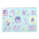 Disney Lilo and Stitch Blast A/4 Spiral Sketchbook with Stickers, 40 Pages