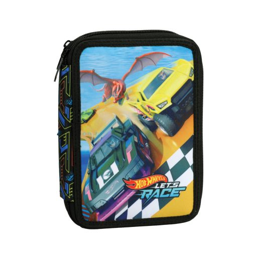 Hot Wheels Activate filled two-deck pencil case