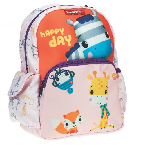 Fisher-Price Zebra Happy Day Backpack, Bag 30 cm