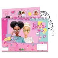   Barbie Happy Thoughts A/4 spiral sketchbook with 40 pages and stickers