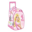 Barbie Paints rolling kindergarten backpack, bag 30 cm