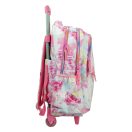 Barbie Paints rolling school backpack, 46 cm
