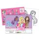 Barbie Paints A/4 spiral sketchbook with 40 pages and stickers