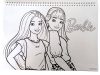 Barbie Paints A/4 spiral sketchbook with 40 pages and stickers