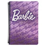 Barbie Purple B/5 Ruled Spiral Notebook with 70 Sheets