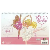 Barbie Ballerina A/4 spiral notebook, 30 sheets
