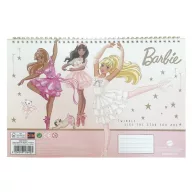  Barbie Ballerina A/4 Spiral Sketchbook with 40 Sheets and Stickers