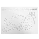 Barbie Ballerina A/4 Spiral Sketchbook with 40 Sheets and Stickers
