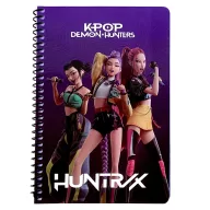   K-pop Demon Hunters Singer Trio B/5 Ruled Spiral Notebook 70 Sheets