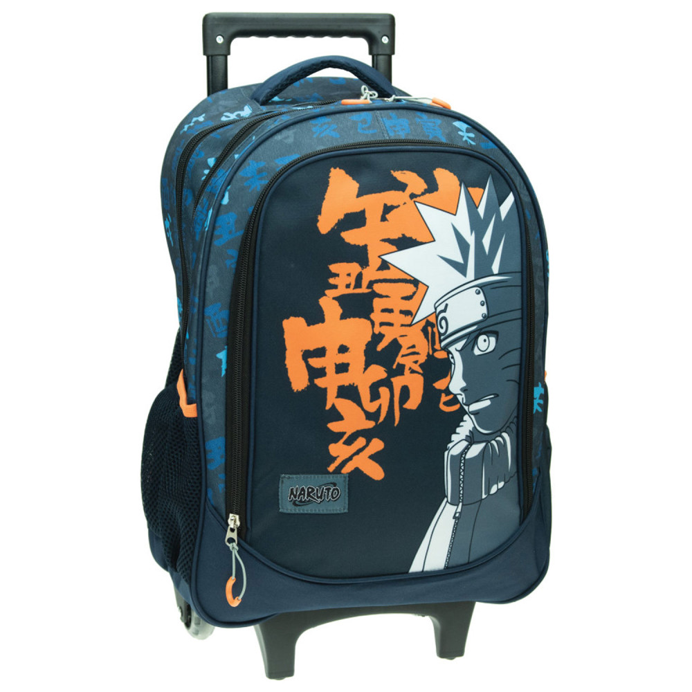 Naruto Letters Trolley backpack for school, Schoolbag 46 cm - Javoli D