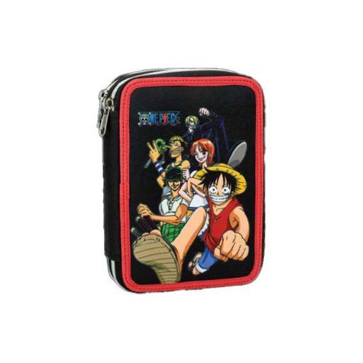 One Piece Fleet filled 2-tier pencil case