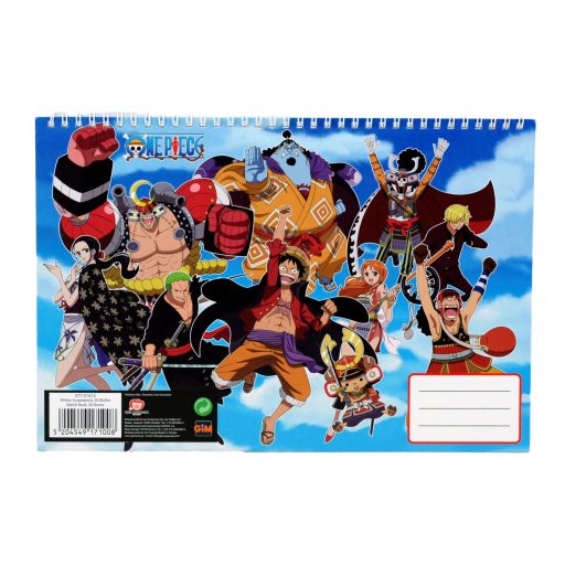 One Piece Team A/4 spiral sketchbook, 30 sheets