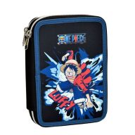 One Piece Luffy filled 2-tier pencil case