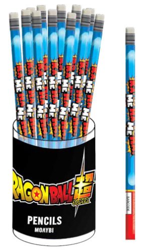 Dragon Ball Kamehame HB graphite pencil with eraser tip