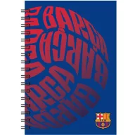 FC Barcelona Ball B/5 ruled spiral notebook 70 pages