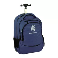 Real Madrid Blue rolling school bag, bag 48 cm