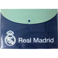 Real Madrid Blue A/4 Document Pouch