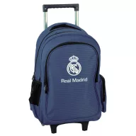 Real Madrid Blue rolling school bag, 46 cm bag